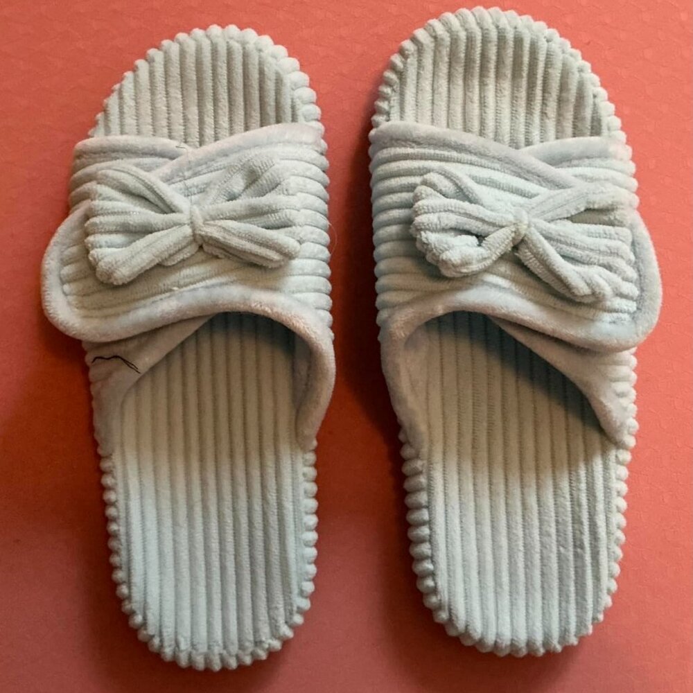 🆕Woman Beige Arch Support Open Toe Orthopedic Adjustable Home Indoor Slippers